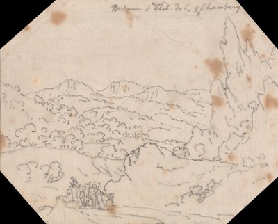 Between Saint-Thibaud-de-Couz and Chambery by John Robert Cozens